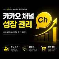 카카오톡 채널친구 늘리기 서비스