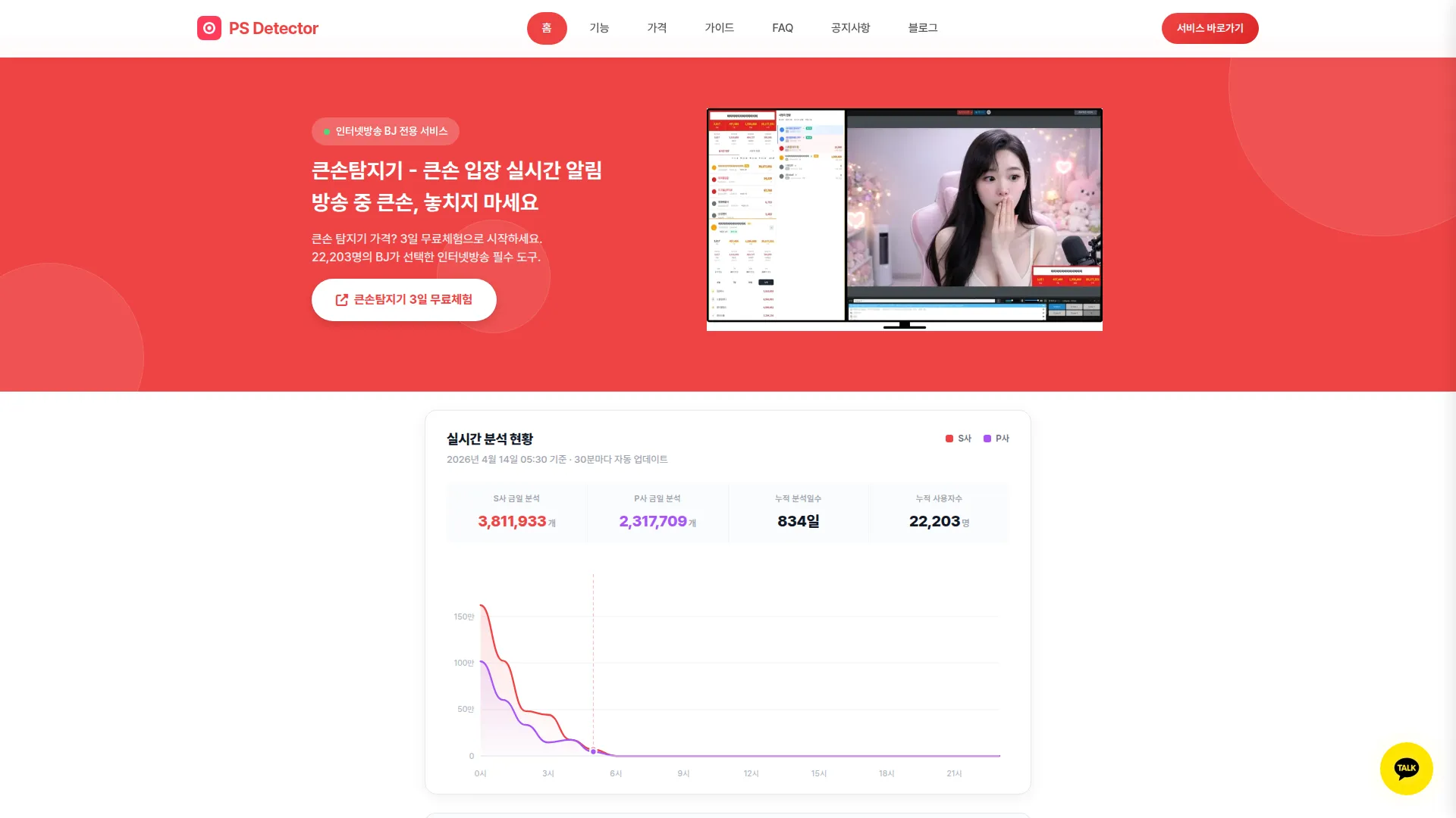 PS Detector (큰손탐지기) 스크린샷